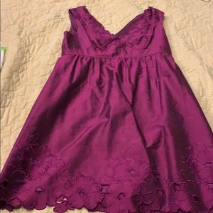 Silk Sleeveless ALine dress